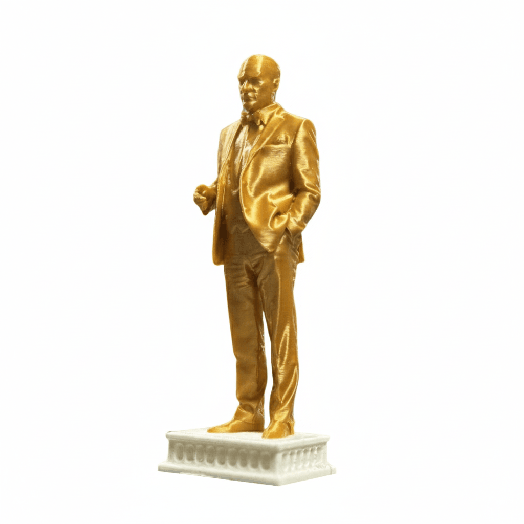 Mustafa Kemal Atatürk Heykelciği – Özel Tasarım Dekoratif 3D Figür